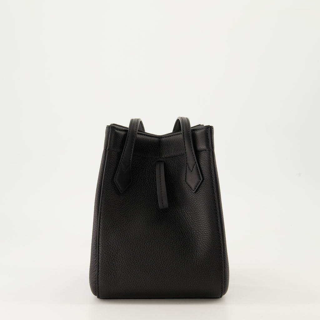 Sacs seau Sac Fendi Origami mini Fendi Noir Femme