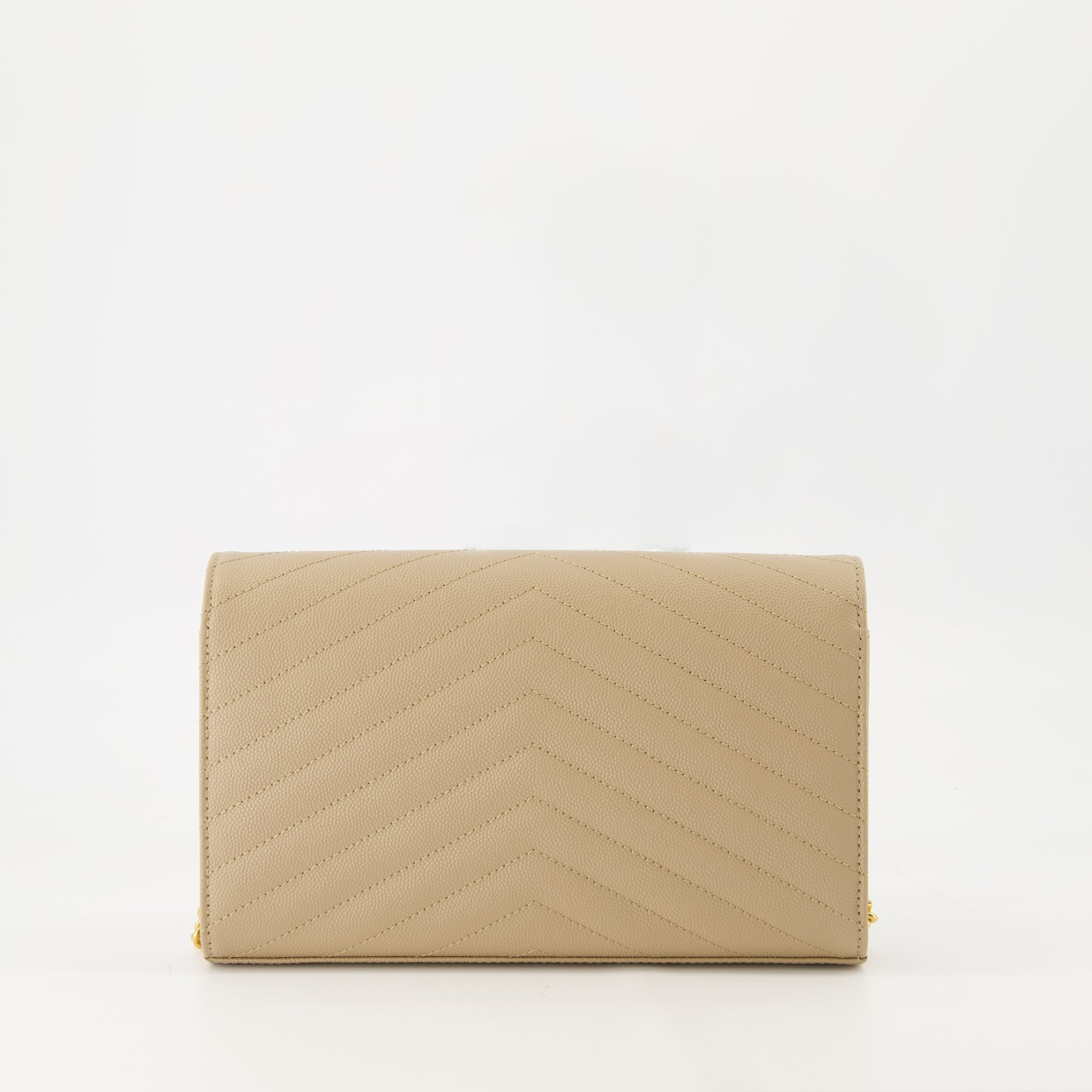 Bild der Cassandre-Kettenbörse der Marke Saint Laurent für Frauen - Herbst-Winter 2025 - Rückansicht