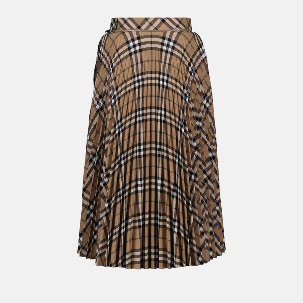 Skirts Checked Skirt Burberry Beige Femme