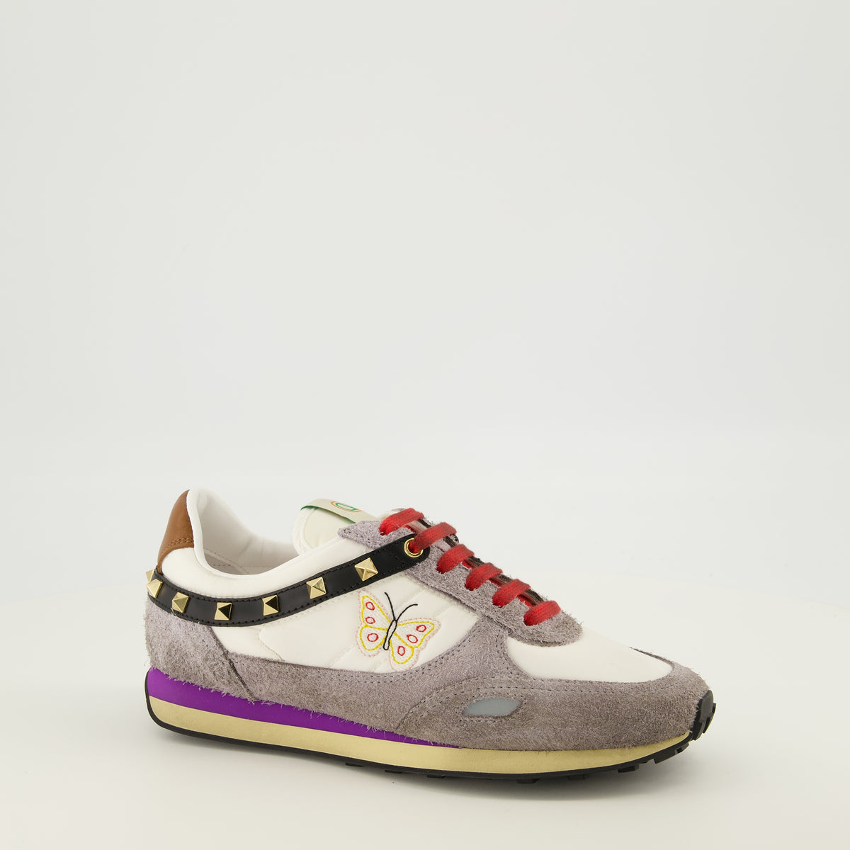Baskets Stud up Butterfly Gray Sneakers Valentino Garavani Gris Femme