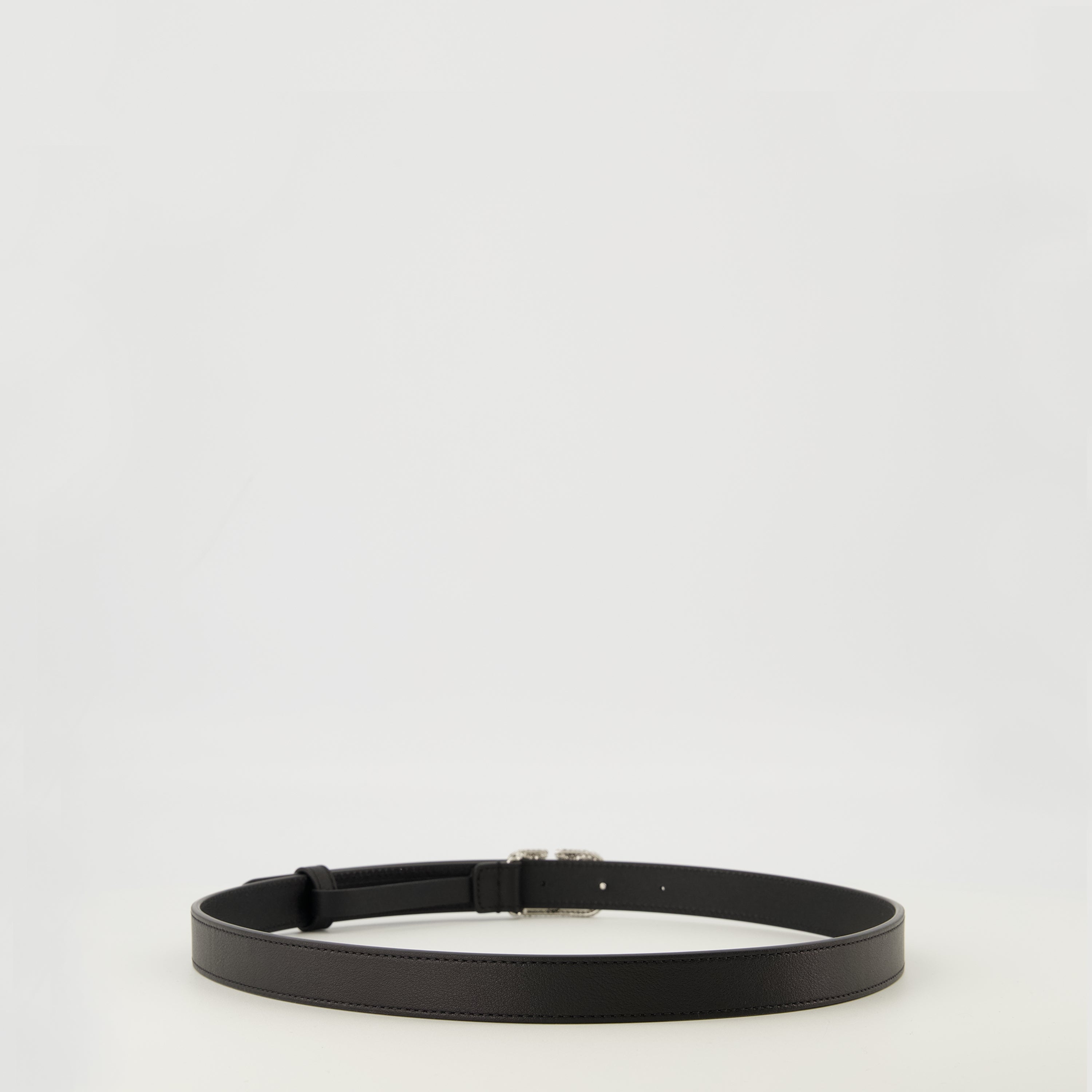 Image de l'article Ceinture Vlogo avec cristaux noir 20 mm de la marque Valentino Garavani pour Femme - Saison Printemps-Été 2026 - Vue de Dos
