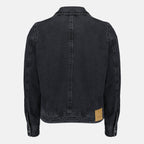 Vestes Veste zippée en denim noir Ami PARIS Noir Homme