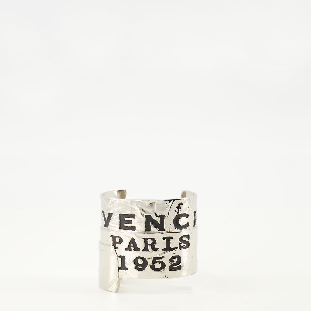 Bild des Givenchy Silber Tape Armbands für Frauen - Herbst-Winter 2025 - Vorderansicht