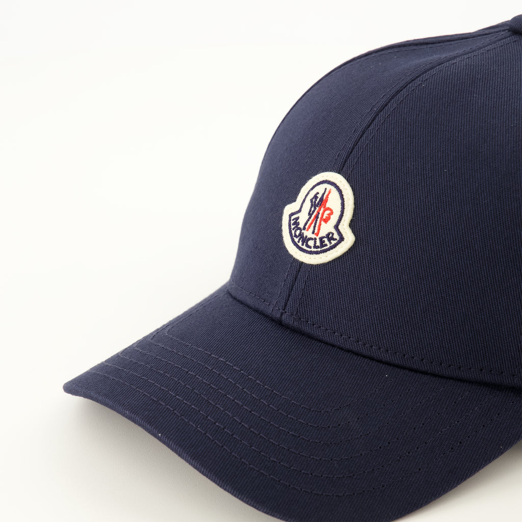 Chapeaux, casquettes et bonnets Gorra de algodón azul marino Moncler Bleu foncé Homme