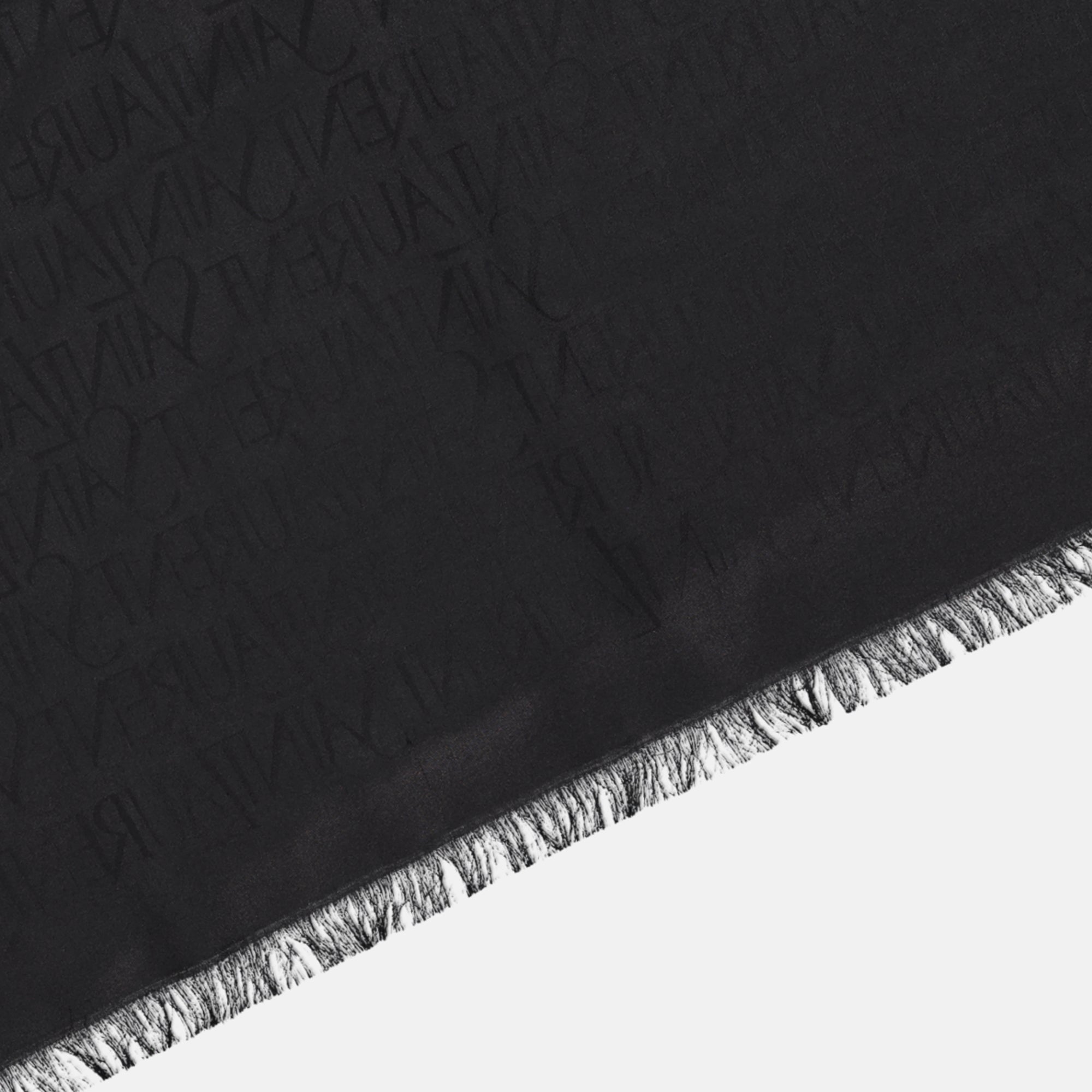 Image de l'article Carré en soie et laine de la marque Saint Laurent pour Homme - Saison Automne-Hiver 2025 - Vue détaillée_3