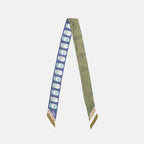 Écharpes, foulards et gants Bandeau en soie Fendi Vert Femme