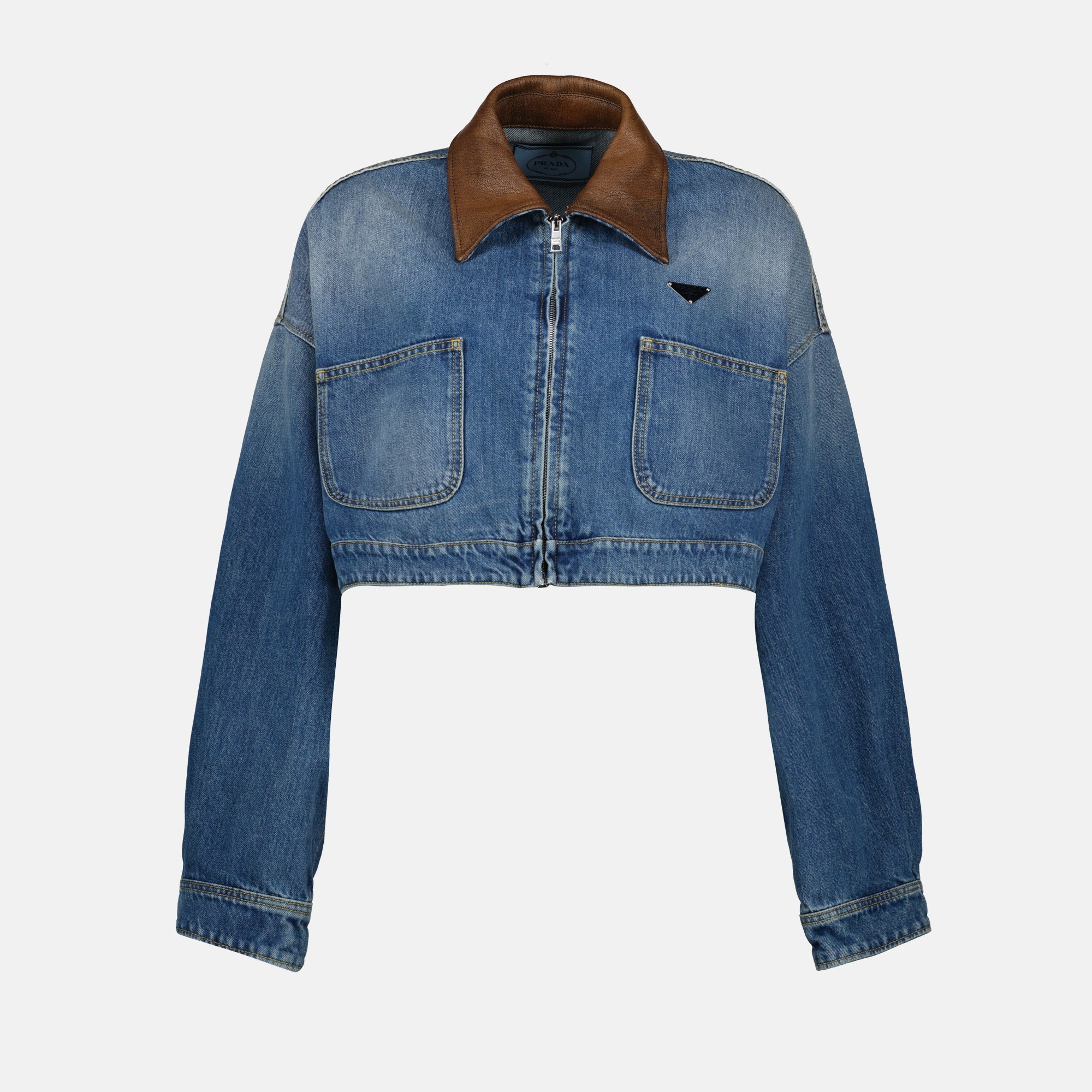 Veste en jean courte