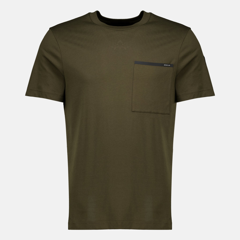 T-shirts T-shirt avec poche poitrine kaki Moncler Kaki Homme