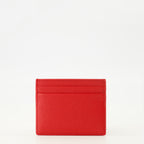 Imagen del portacartas Vlogo rojo de la marca Valentino Garavani para Mujer - Temporada Primavera-Verano 2026 - Vista Trasera