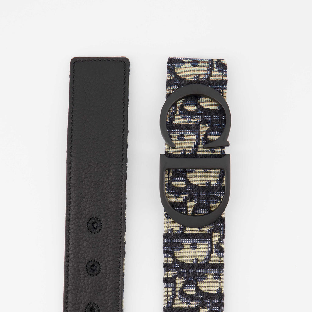 Belts Ceinture Oblique réversible Dior Beige Homme
