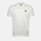 Bild des Moncler-Logo-Polos für Herren - Herbst-Winter 2025 Saison - Vorderansicht
