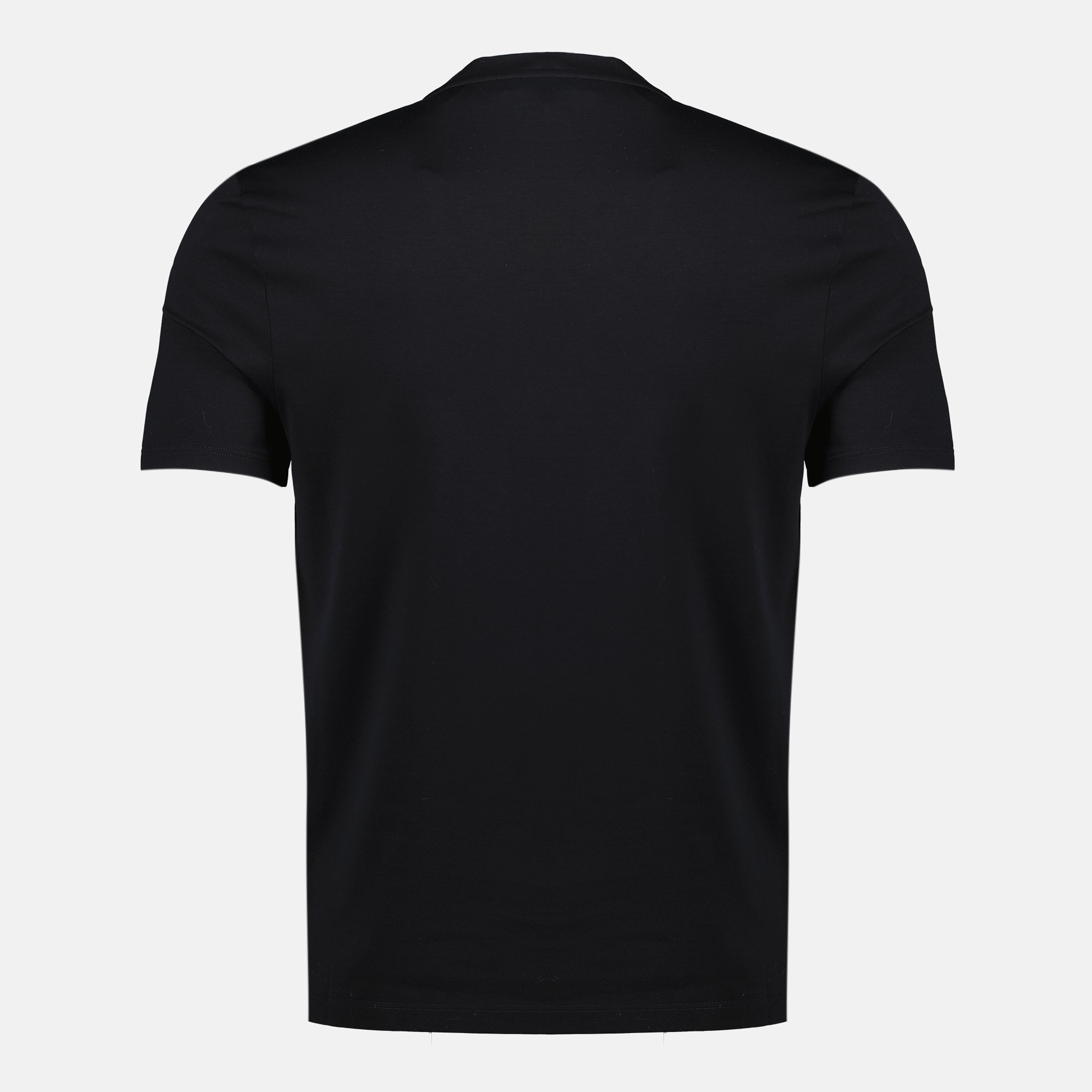 Image de l'article T-shirt à logo noir de la marque Prada pour Homme - Saison Printemps-Été 2026 - Vue de Dos