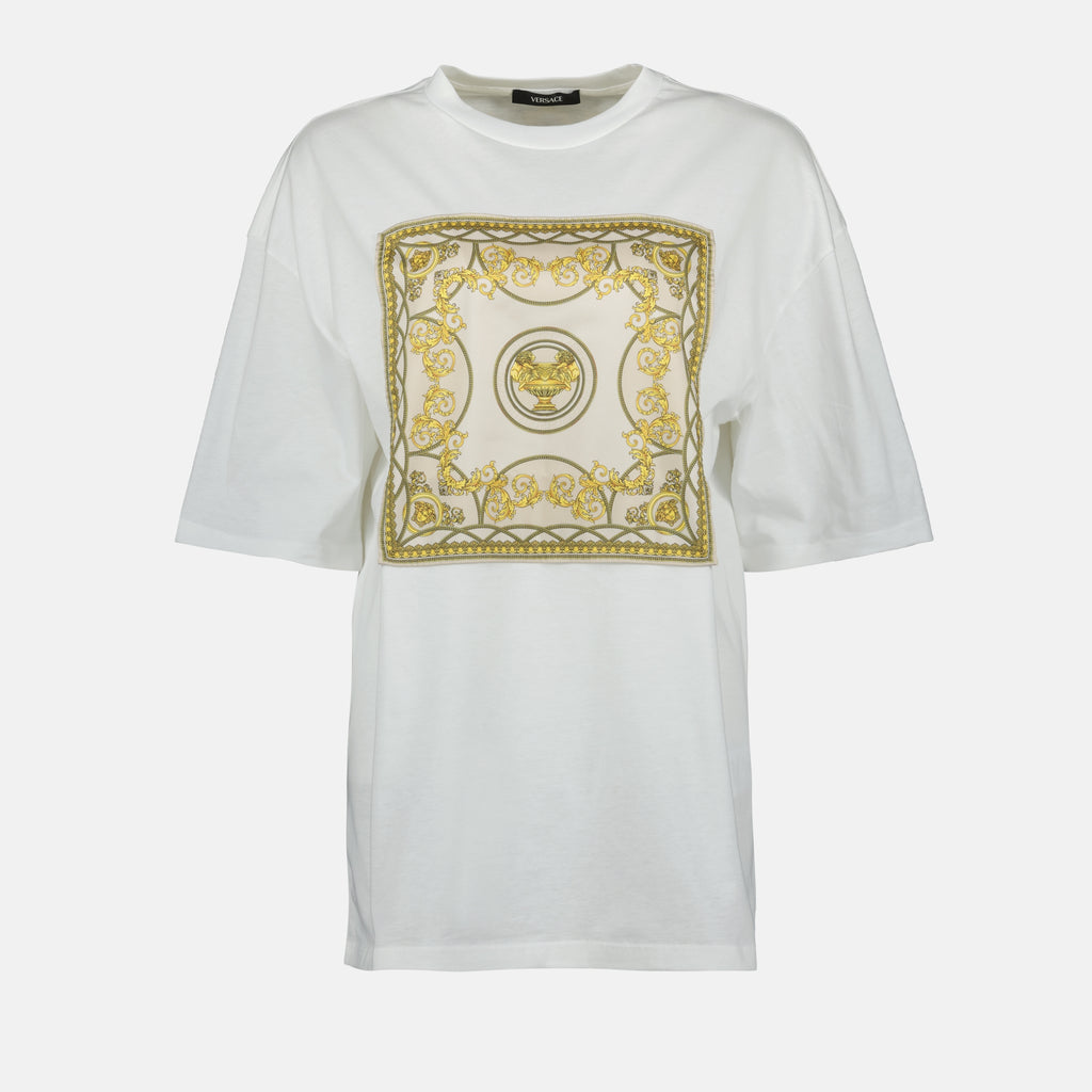 Camisetas T-Shirt La Coupe des Dieux Versace Branco Mulheres