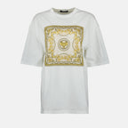 T-shirts T-shirt La Coupe des Dieux Versace Blanc Femme
