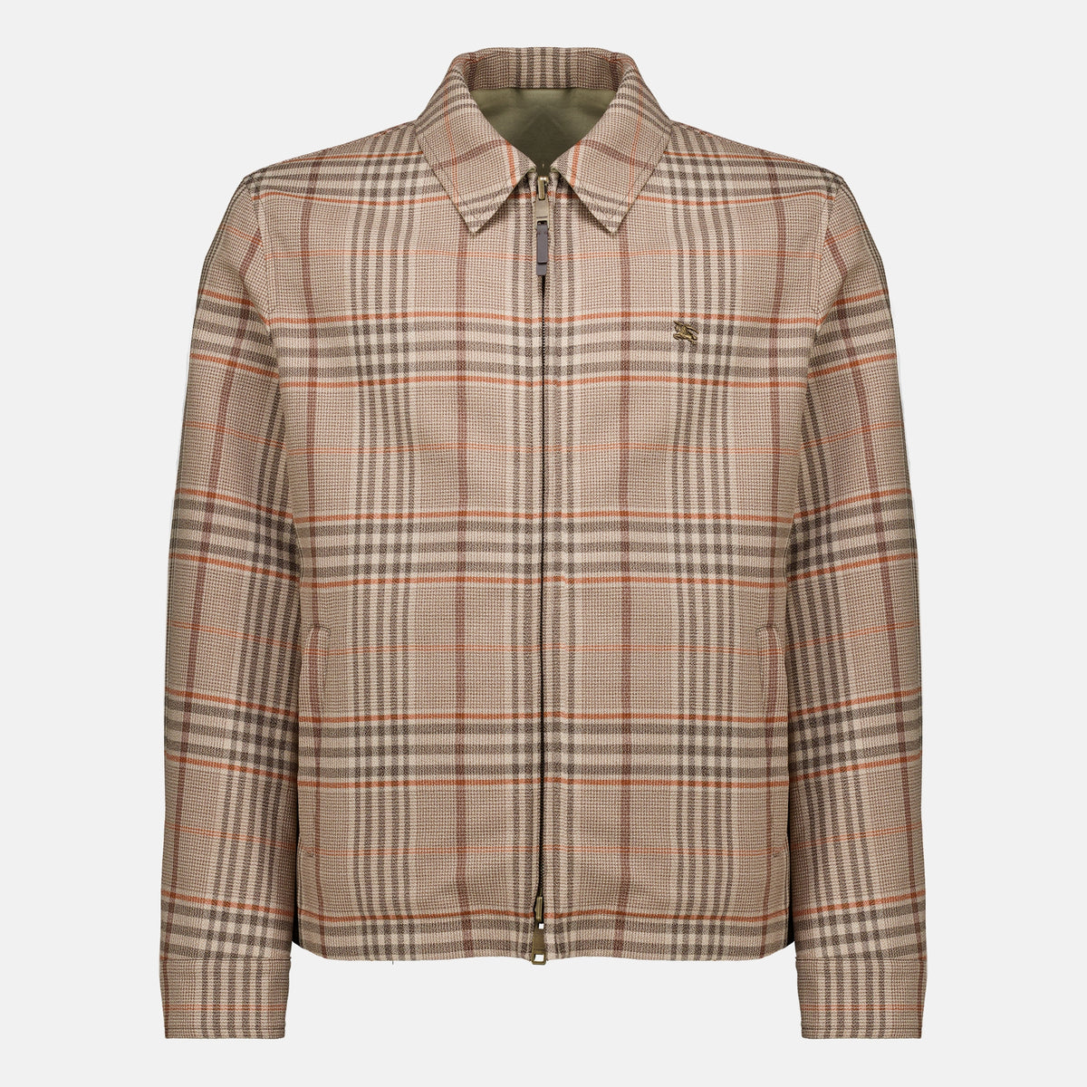 Vestes Veste Harrington réversible Burberry Beige Homme