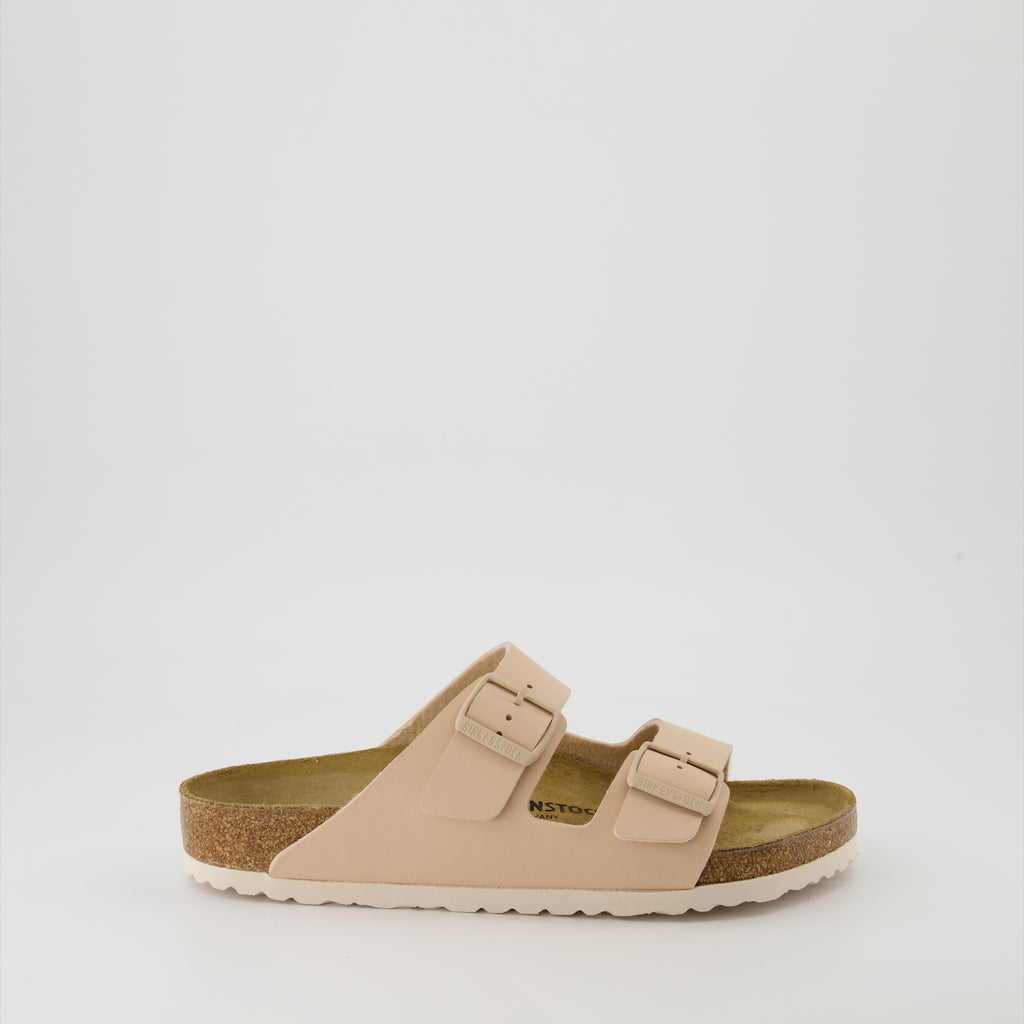 Open shoes Arizona Birko-Flor Sandals Birkenstock Beige Homme