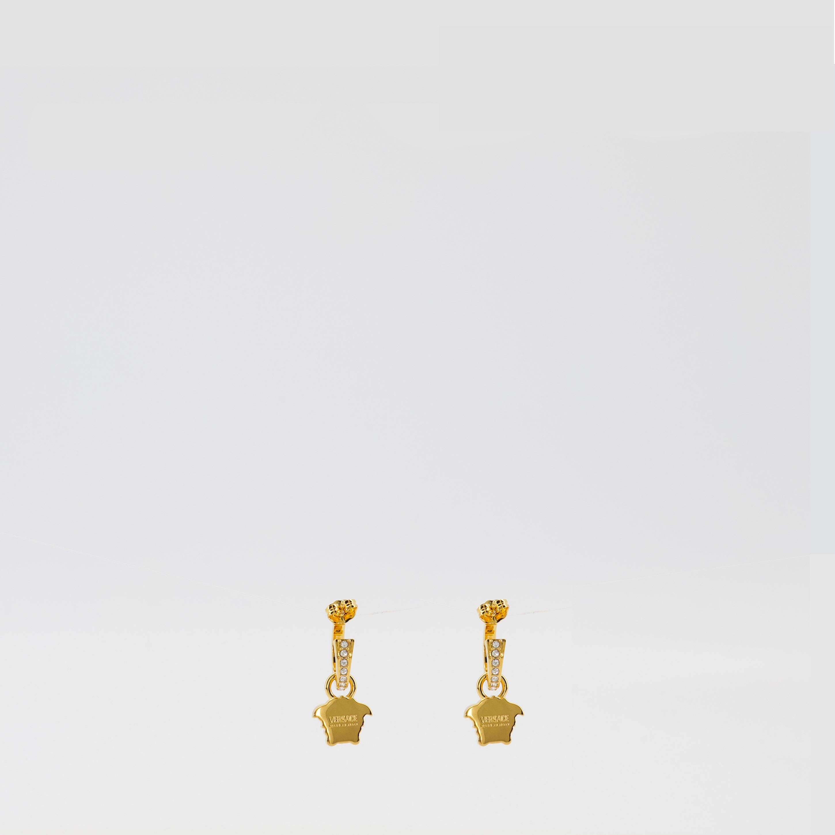 주얼리 라 메두사 후프 귀걸이 (크리스탈 포함) Versace 금 Femme