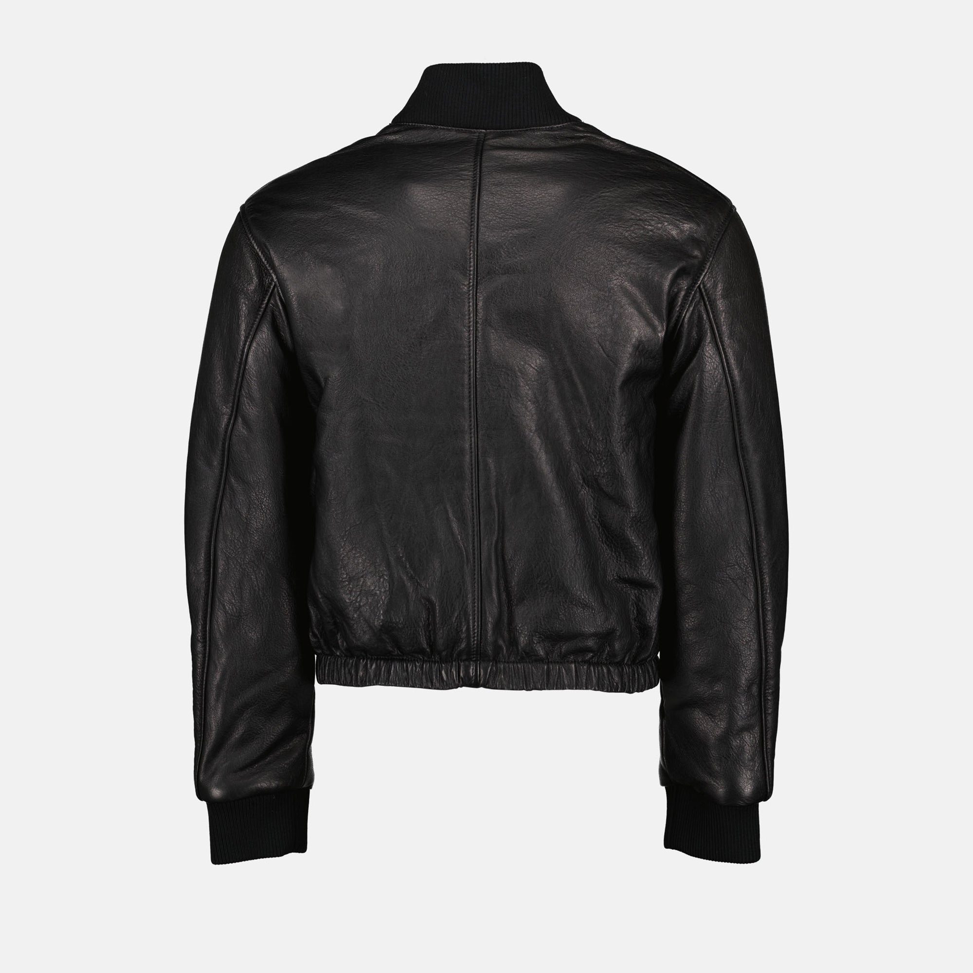 Coats Leather Jacket Ami PARIS Black Homme