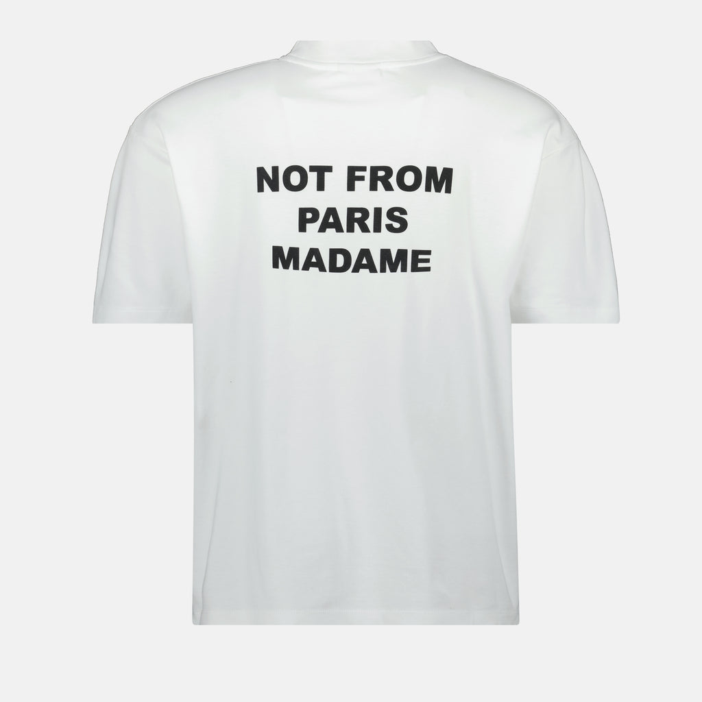 T-shirts Slogan T-shirt Drole De Monsieur White Men