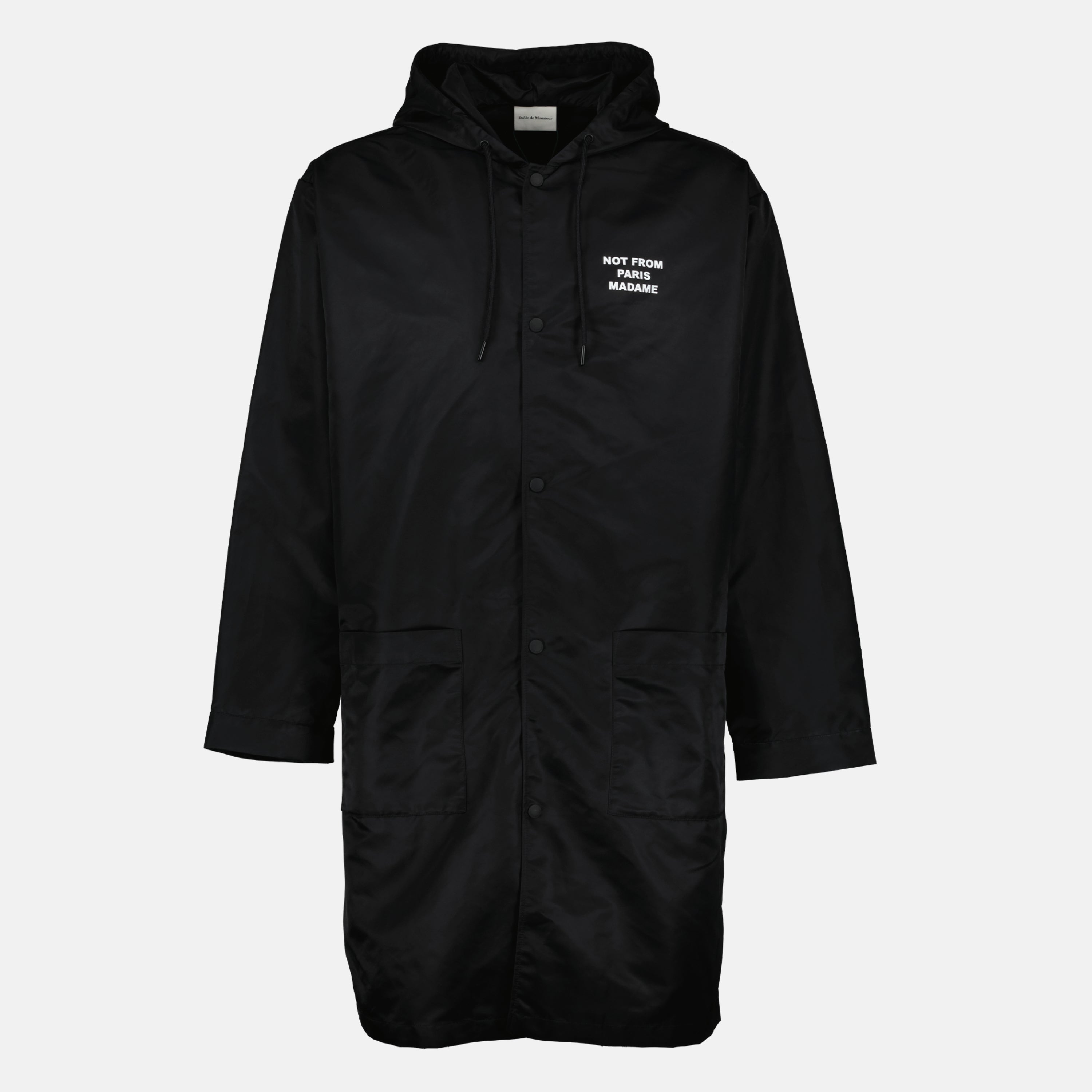 Manteaux Parka Not from Paris Madame Drole De Monsieur Noir Homme