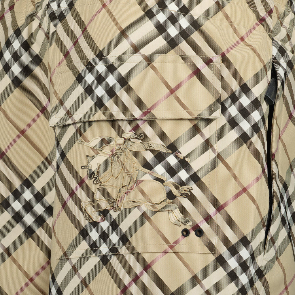 Shorts Short à carreaux Burberry Beige Homme