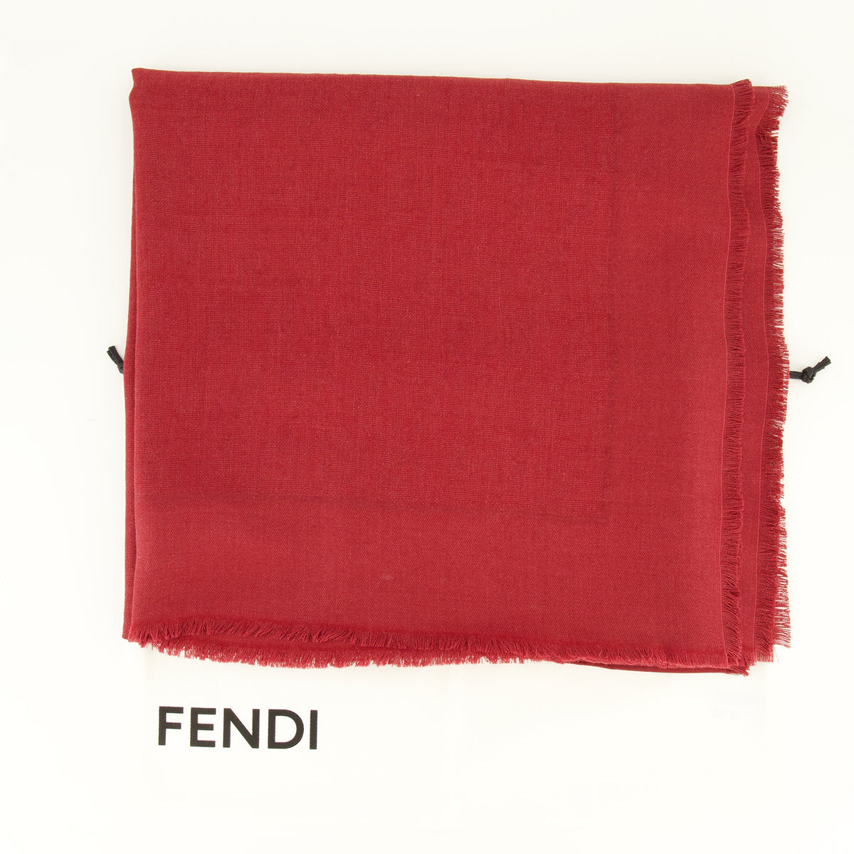 Écharpes, foulards et gants Écharpe FF Signature rouge Fendi Rouge Femme
