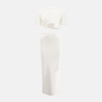 Imagen de la parte superior Maparadita blanca de la marca Christopher Esber para Mujer - Temporada Primavera-Verano 2026 - Vista Detallada_3