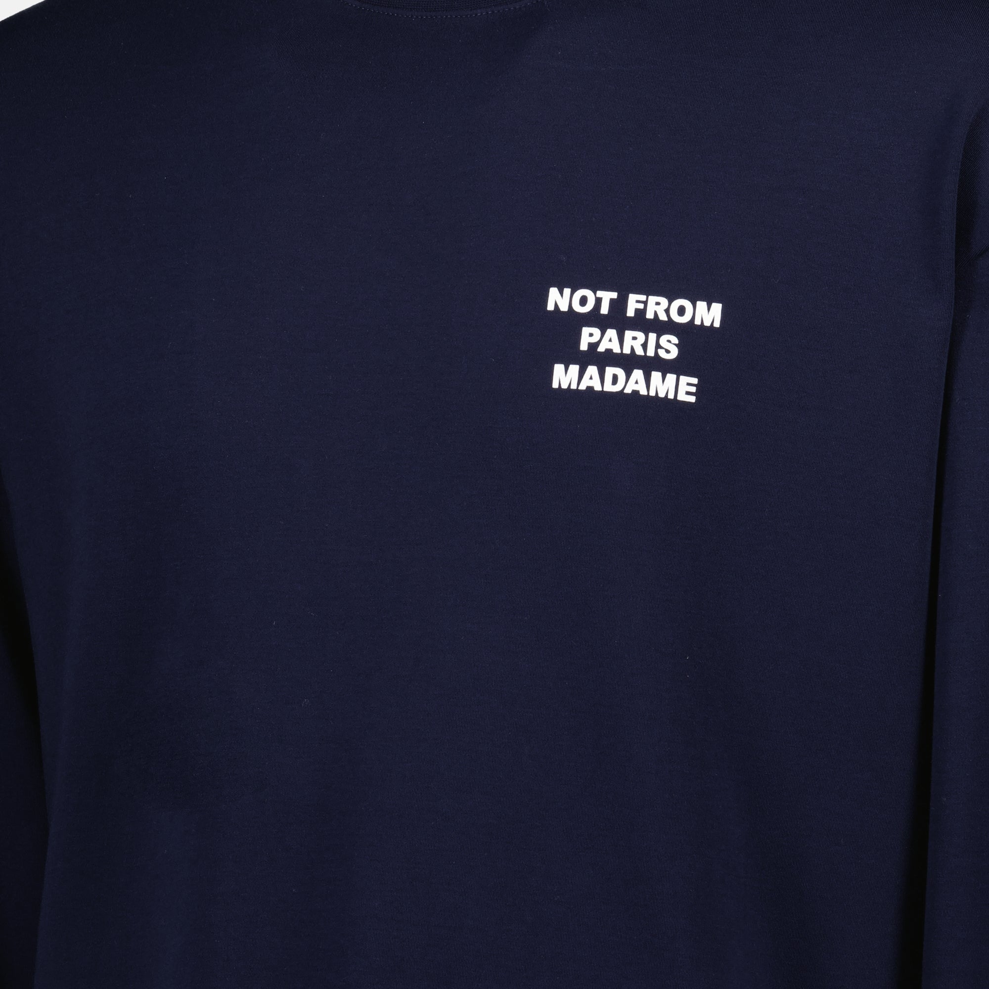 Image de l'article T-shirt manches longues Slogan de la marque Drole De Monsieur pour Homme - Saison Automne-Hiver 2025 - Vue détaillée_1