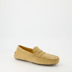 Loafers Gommino Suede Loafers Tod's Beige Homme
