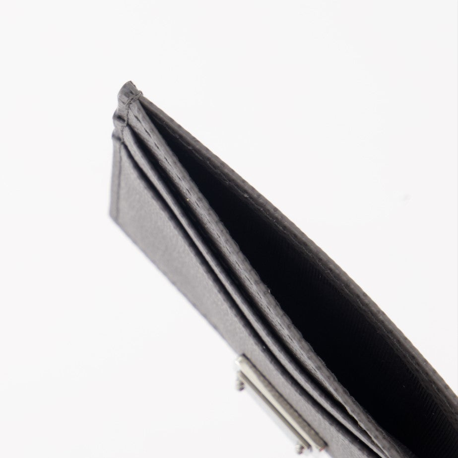 Piccola pelletteria Porte-cartes à logo plaque Dolce & Gabbana Grigio Homme