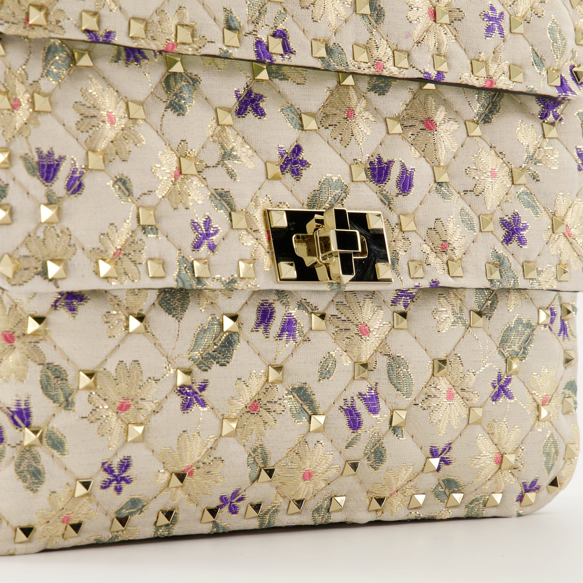 Sacs à main et épaule ミディアム ロックスタッド スパイク バッグ Valentino Garavani Multicolore Femme