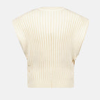 Prendas de punto Suéter Dolpa con Cordones Iro Blanco Femme