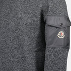 Imagem do Pull de Lã e Cachemir da marca Moncler para Homem - Temporada Outono-Inverno 2025 - Vista Detalhada_1