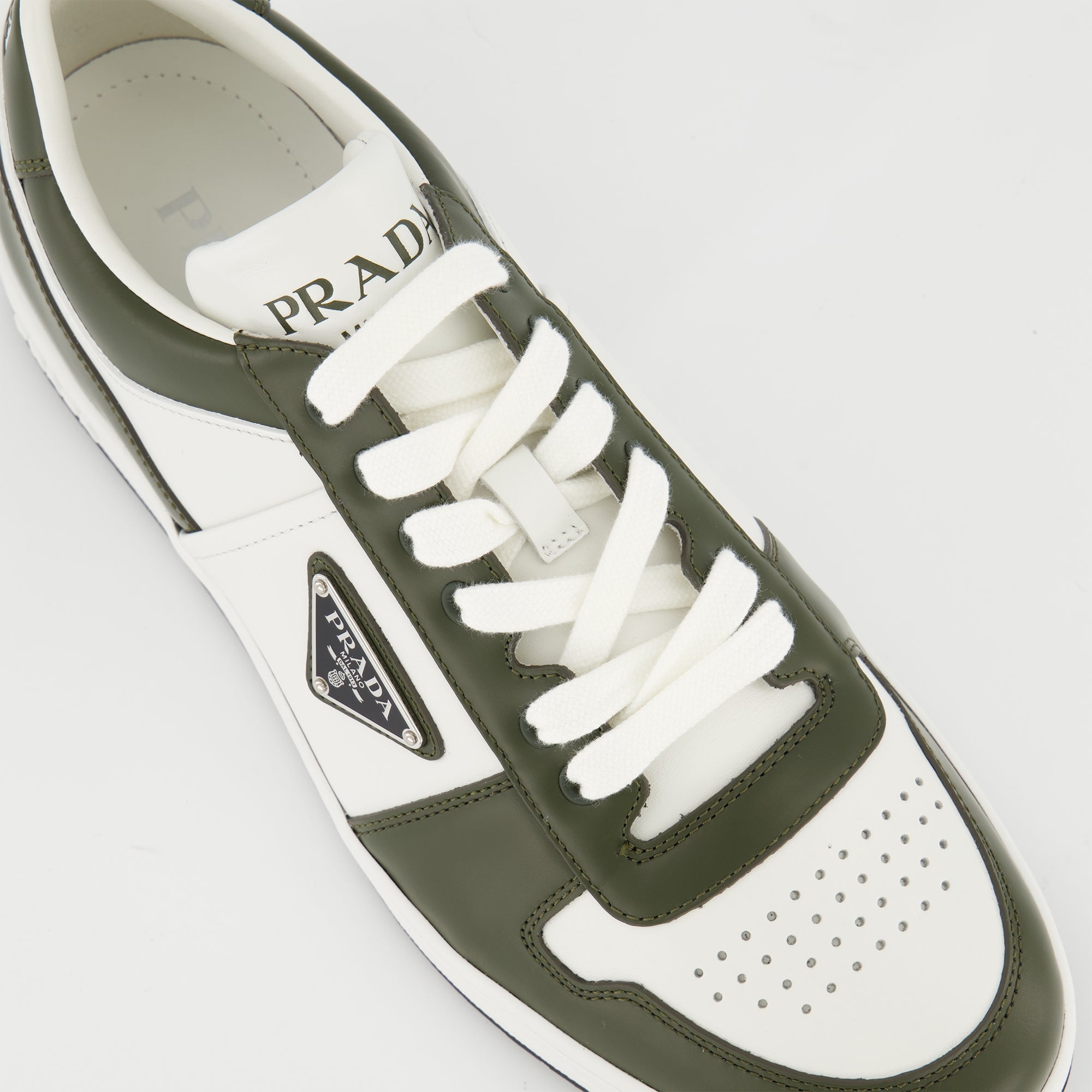 Sapatilhas Sneakers Downtown Prada Caqui Homens