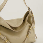 Bolsas de mão e de ombro Saco de Couro Voyou Givenchy Bege Femme