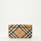 Sacs bandoulière Portefeuille à chaîne Burberry Beige Femme