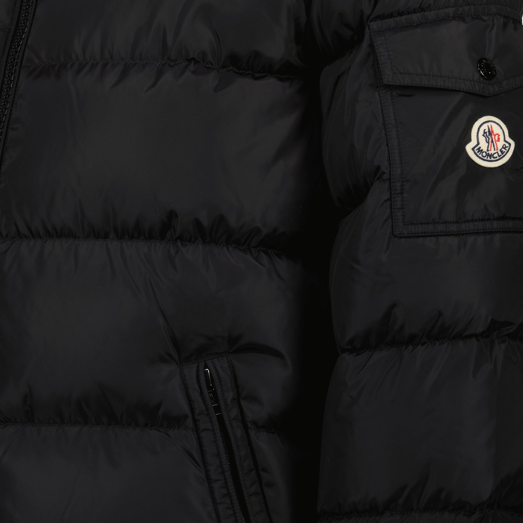 Mäntel Maya Daunenjacke Moncler Schwarz Herren