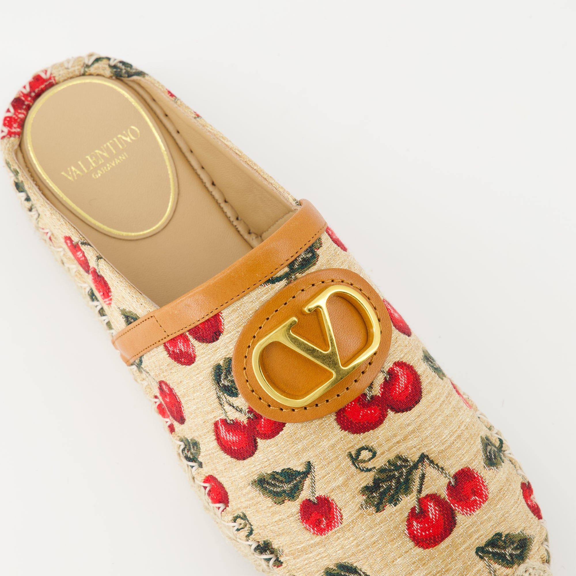 Chaussures ouvertes Mules Cherryfic Valentino Garavani Beige Femme