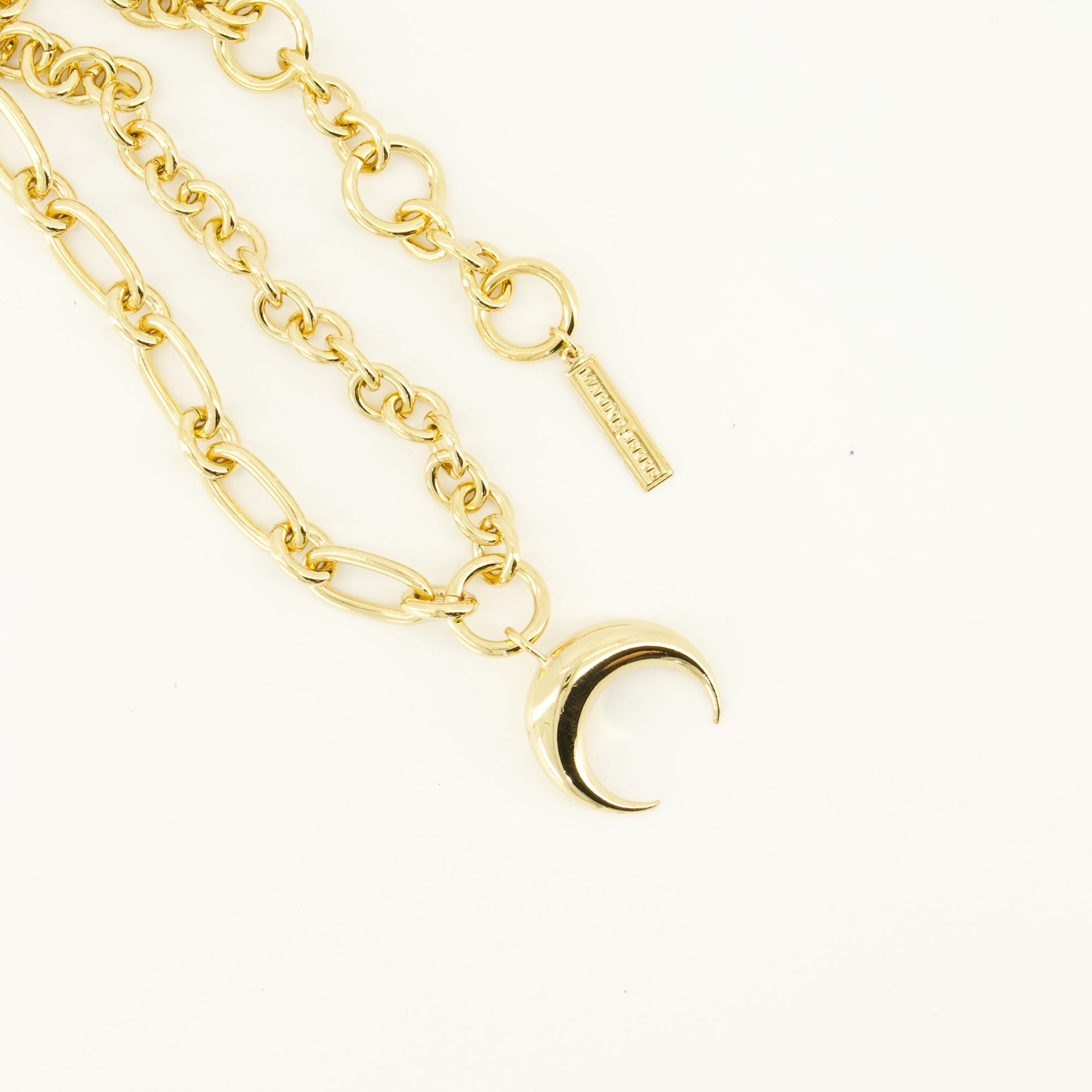 Bijoux Collana Luna Dorata Marine Serre Doré Unisexe