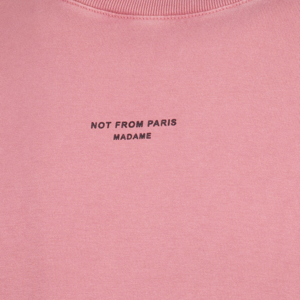 T-shirts T-shirt Slogan Rosa Classica Drole De Monsieur Rose Homme