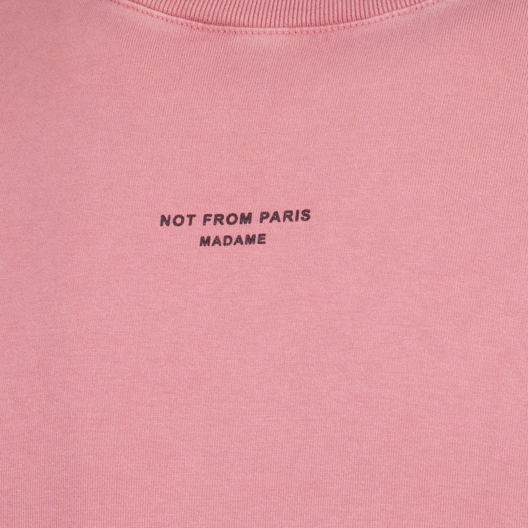 T-shirts T-shirt Slogan Rosa Classica Drole De Monsieur Rose Homme