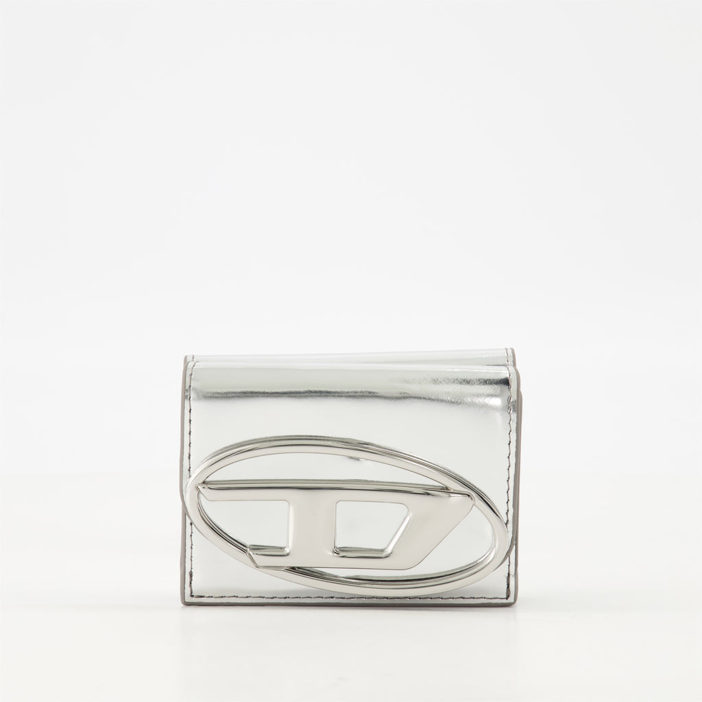 Small leather goods Portefeuille 1DR Tri Fold Diesel Silver Femme