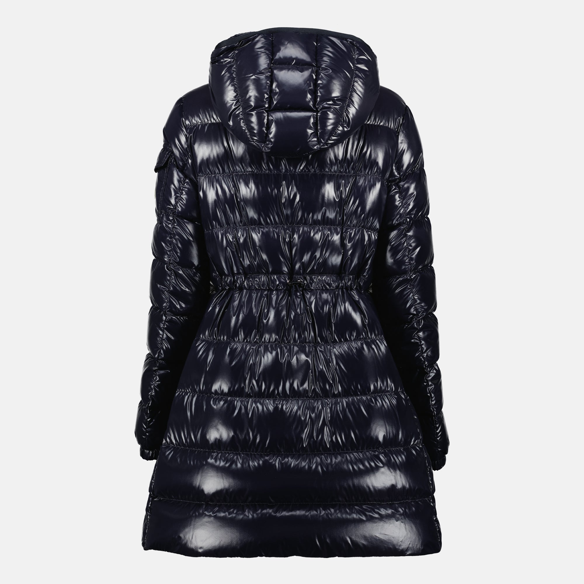 Manteaux Doudoune mi-longue Courcelles Moncler Bleu Femme