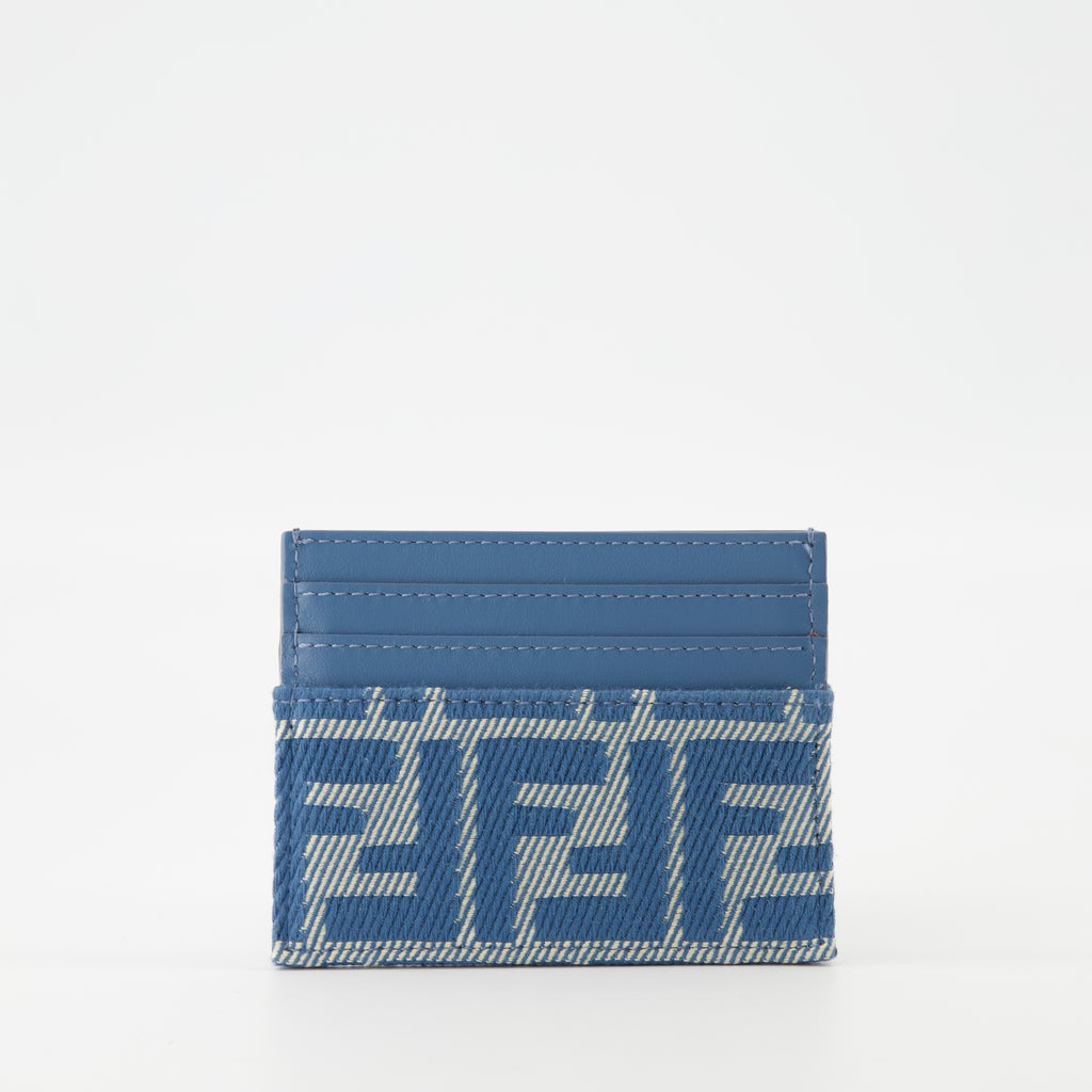 Petite maroquinerie Porte-cartes Baguette Fendi Bleu Femme