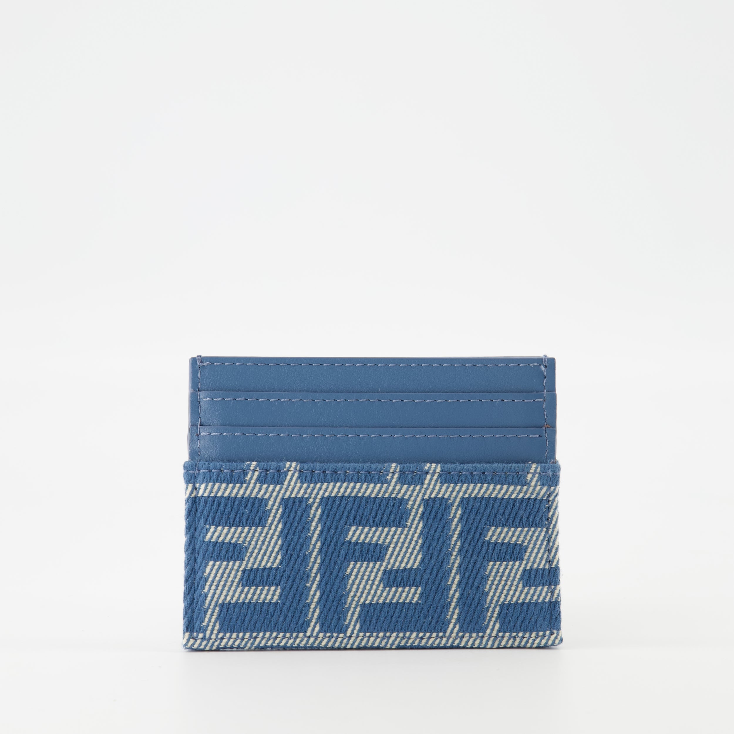 Petite maroquinerie Porte-cartes Baguette Fendi Bleu Femme