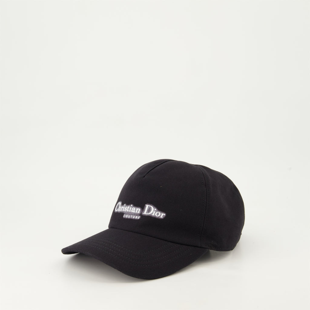 Chapeaux, casquettes et bonnets Casquette Couture en denim Dior Noir Homme
