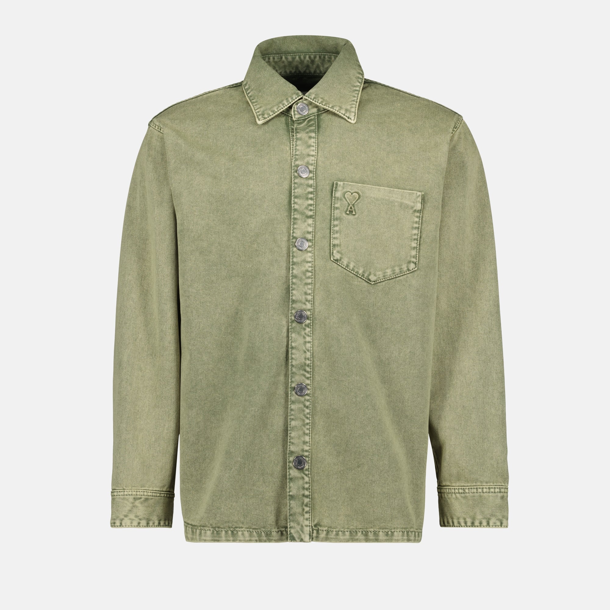 Shirts Chemise Ami de coeur Ami PARIS Khaki Homme