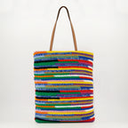 Image de l'article Cabas multicolore en crochet de la marque Miu Miu pour Femme - Saison Printemps-Été 2026 - Vue de Dos