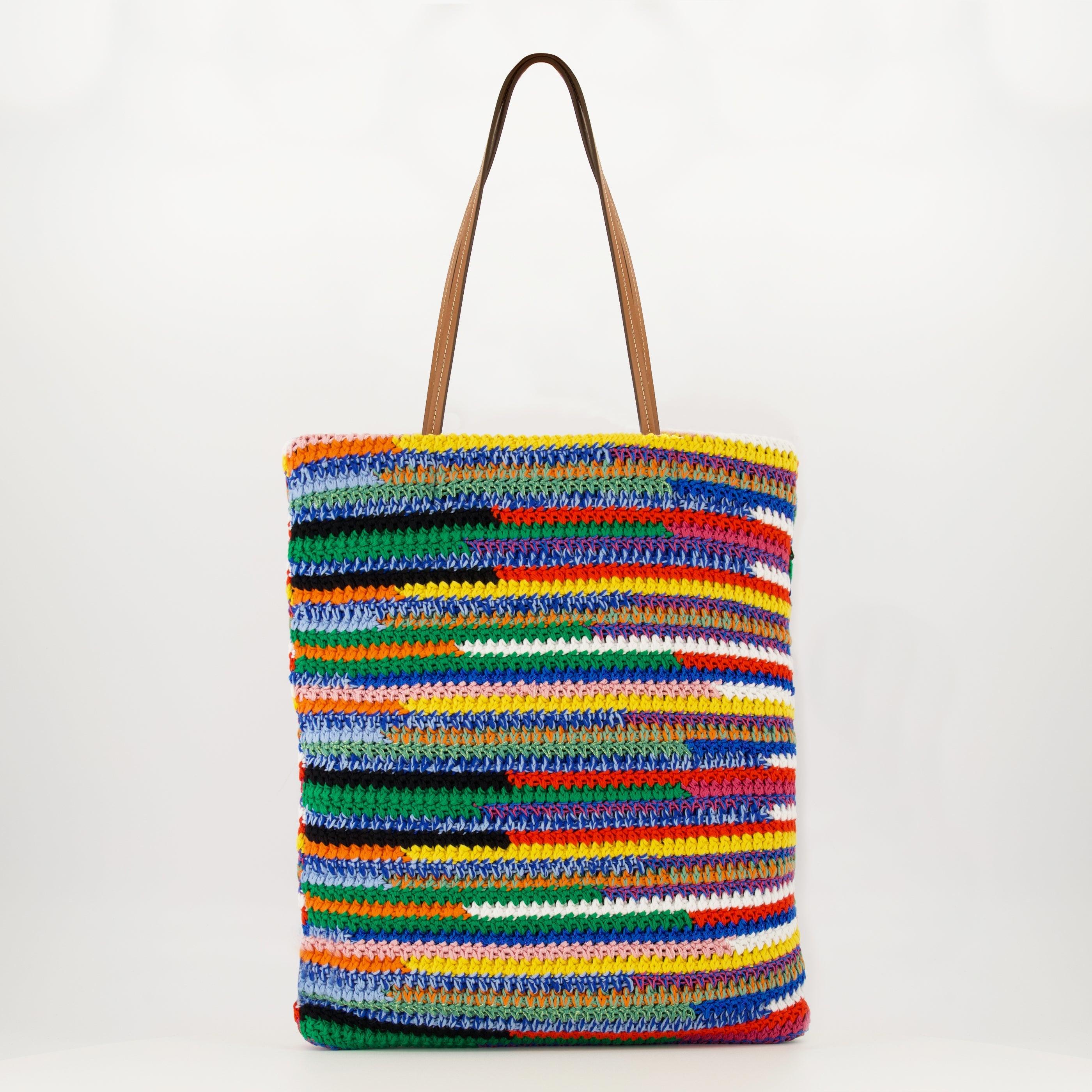 Sacs cabas Cabas multicolore en crochet Miu Miu Multicolore Femme