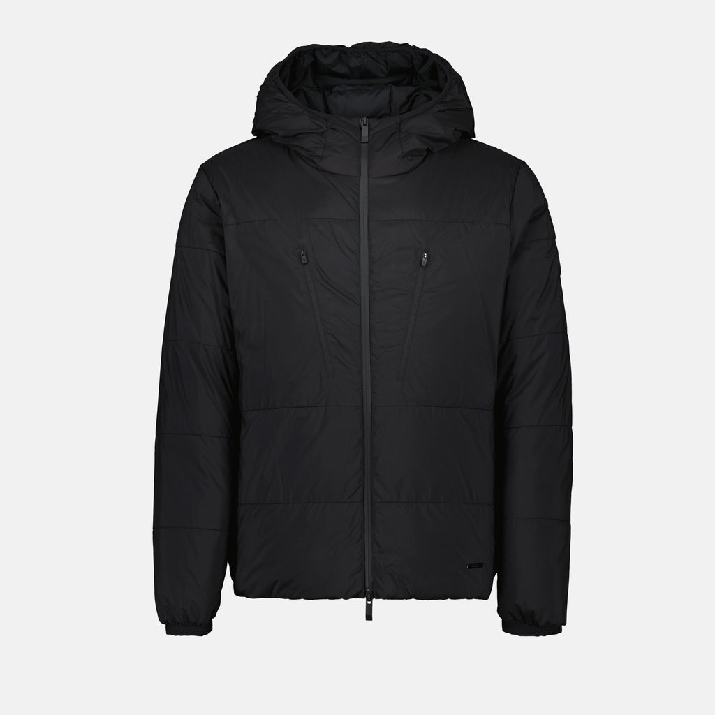 Coats Hutte Down Jacket Moncler Black Homme